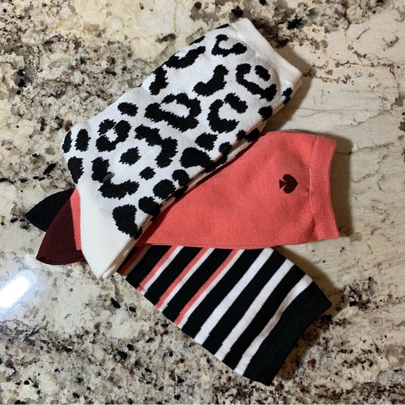 NWT KATE SPADE SOCKS (3 Pairs) - Picture 3 of 4